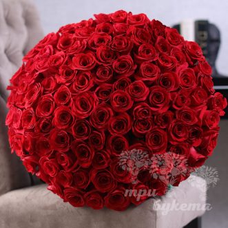 101 красная роза (Premium) 60 см