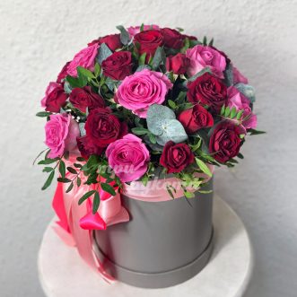 Коробка роз на день влюбленных